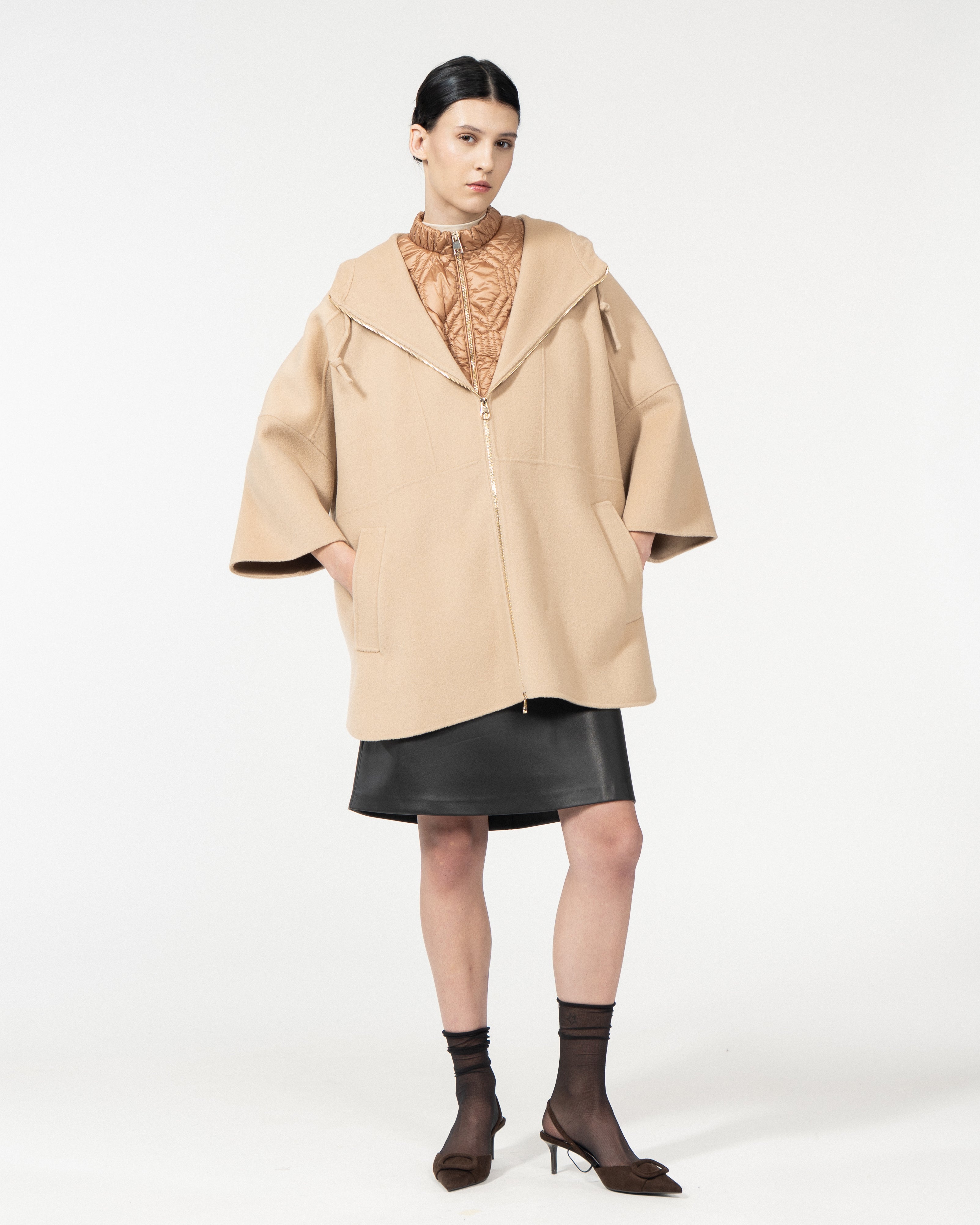CAPPA OVER CON ZIP E CAPPUCCIO