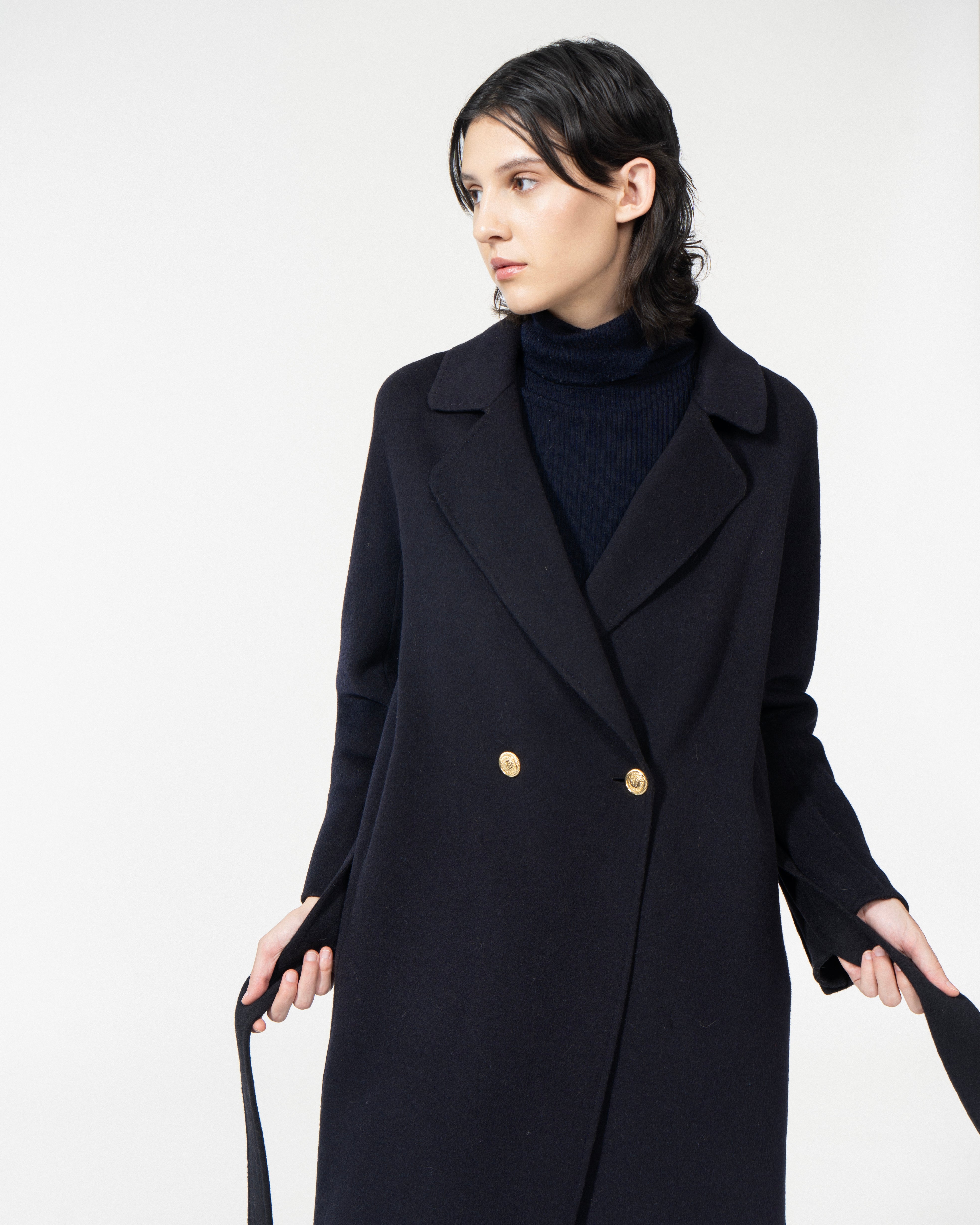 CAPPOTTO DOPPIOPETTO CON CINTURA