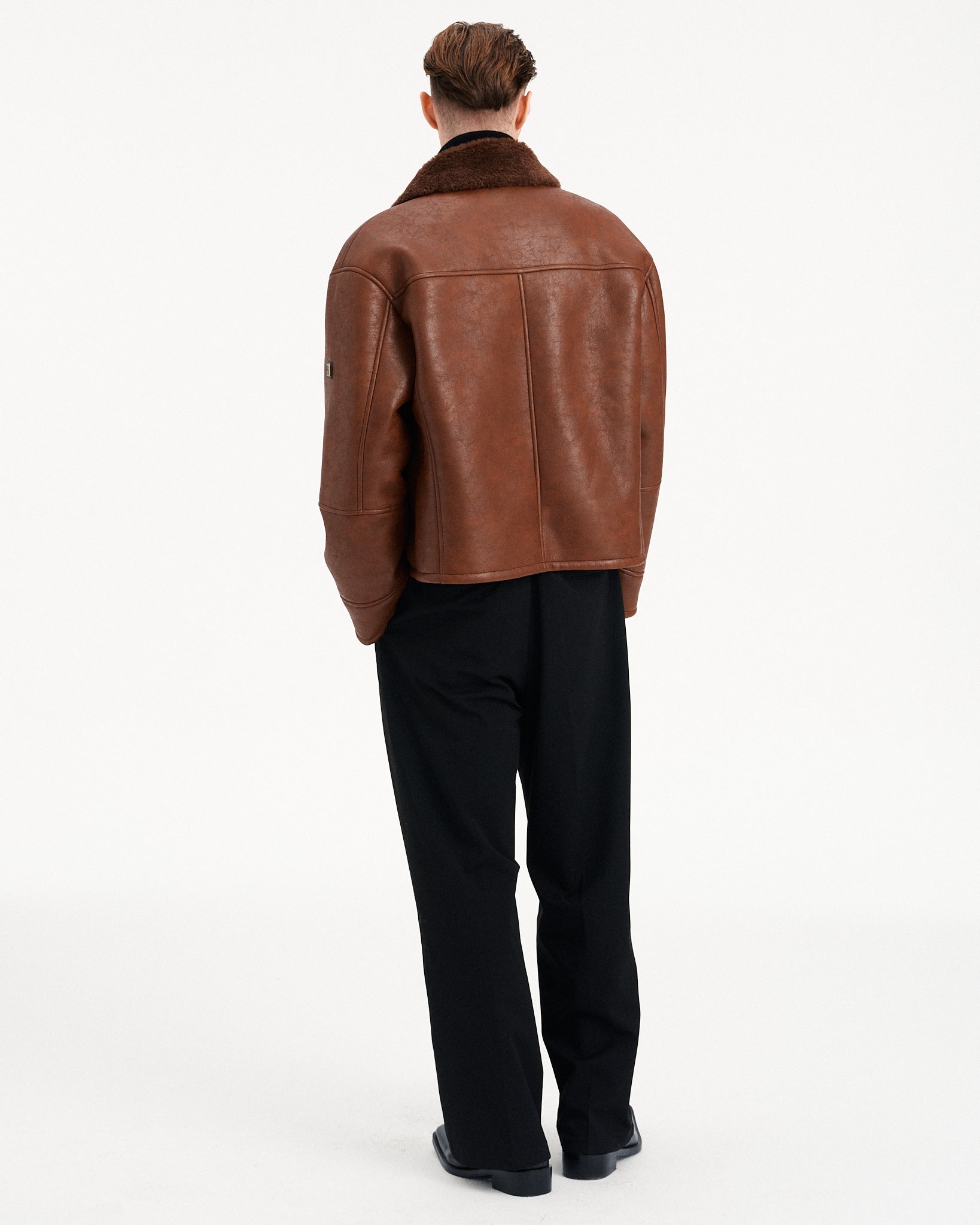BLOUSON IN ECOPELLE