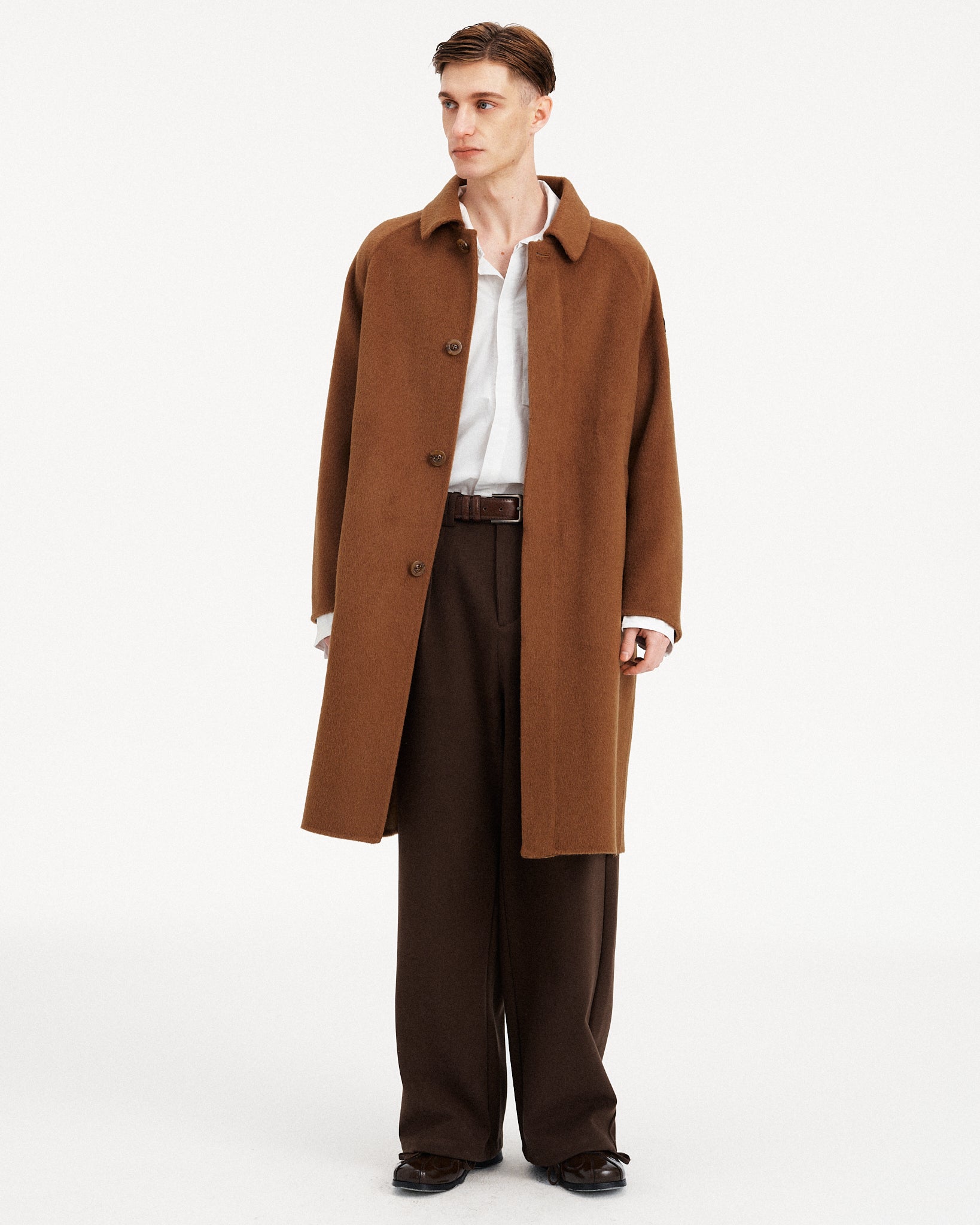 CAPPOTTO LUNGO IN LANA E CASHMERE