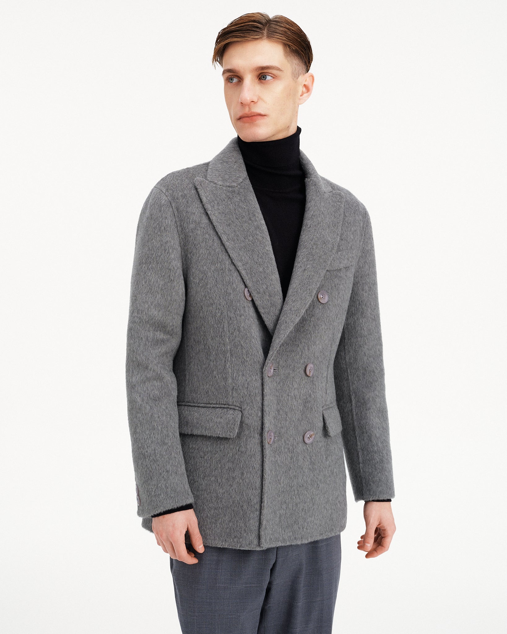 CAPPOTTO DOPPIOPETTO IN CASHMERE