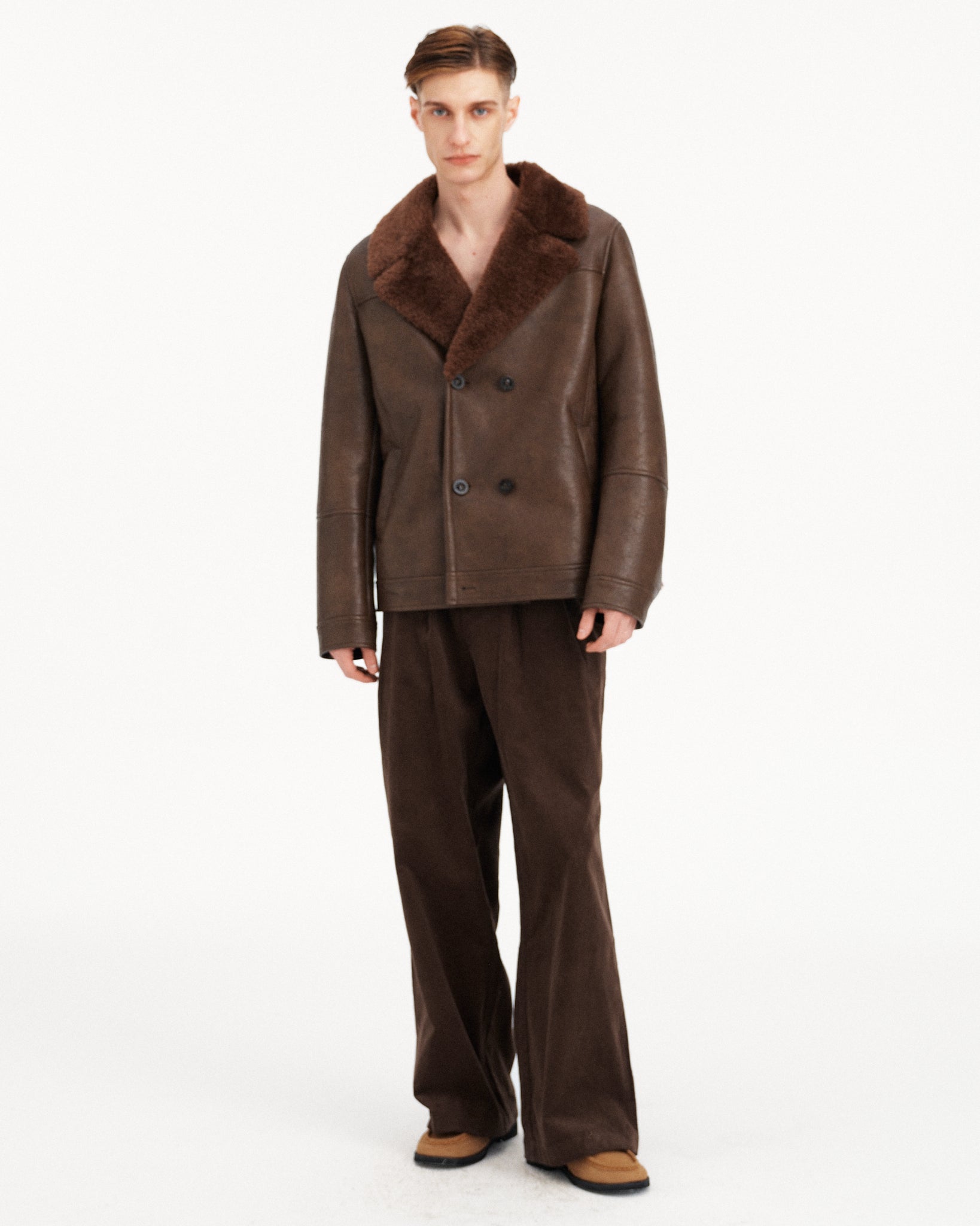 GIACCA AVIATOR IN ECOPELLICCIA