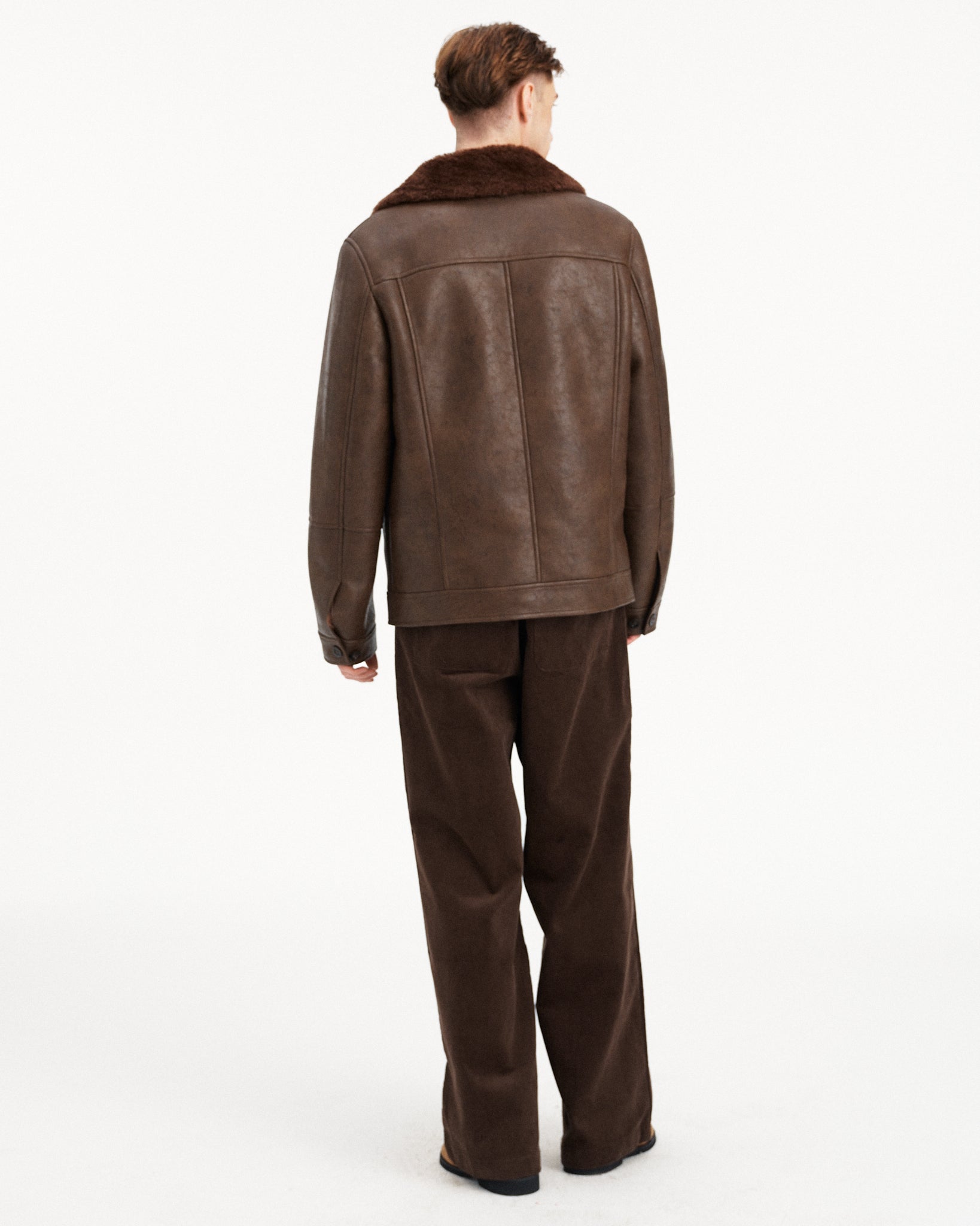 GIACCA AVIATOR IN ECOPELLICCIA