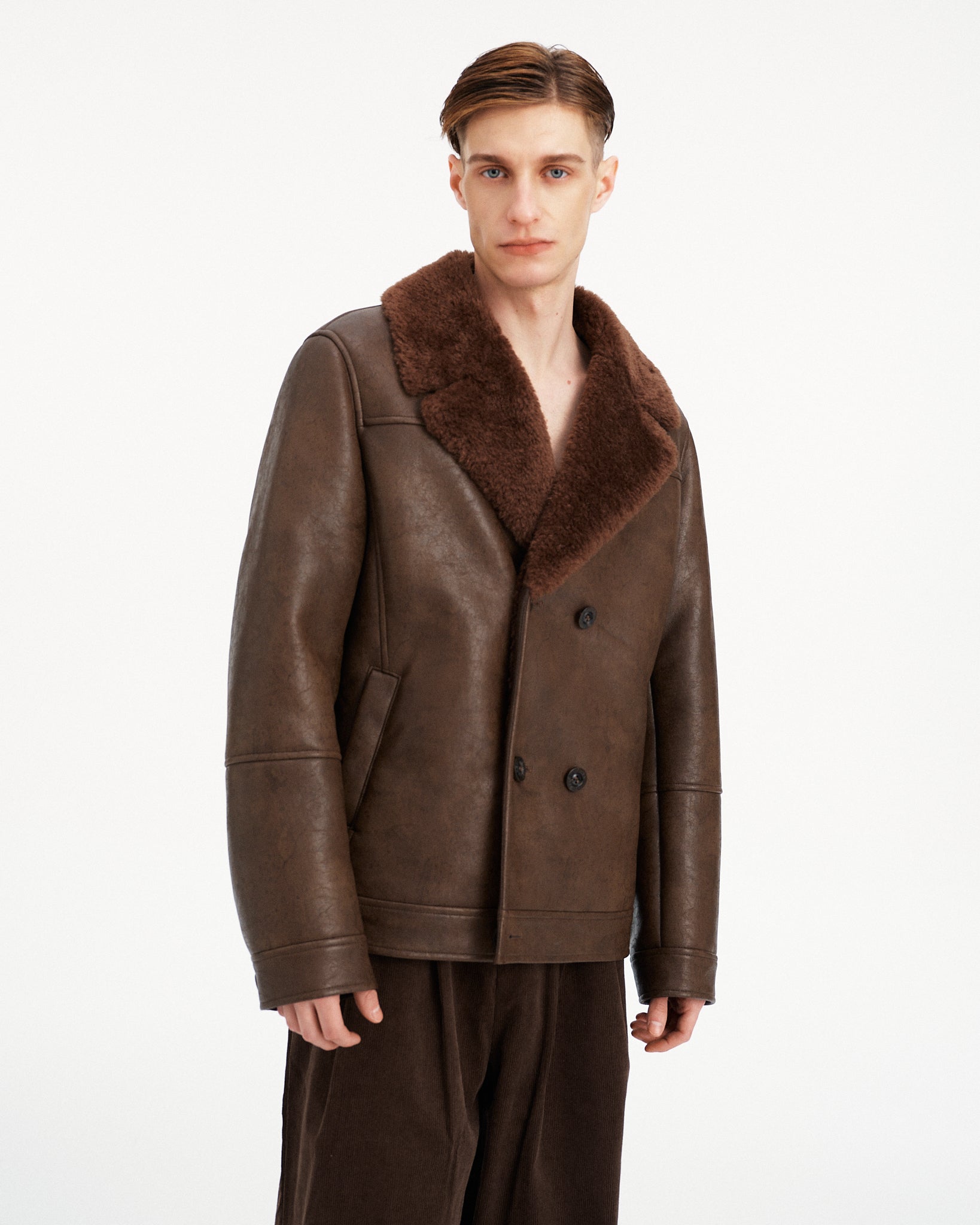 GIACCA AVIATOR IN ECOPELLICCIA
