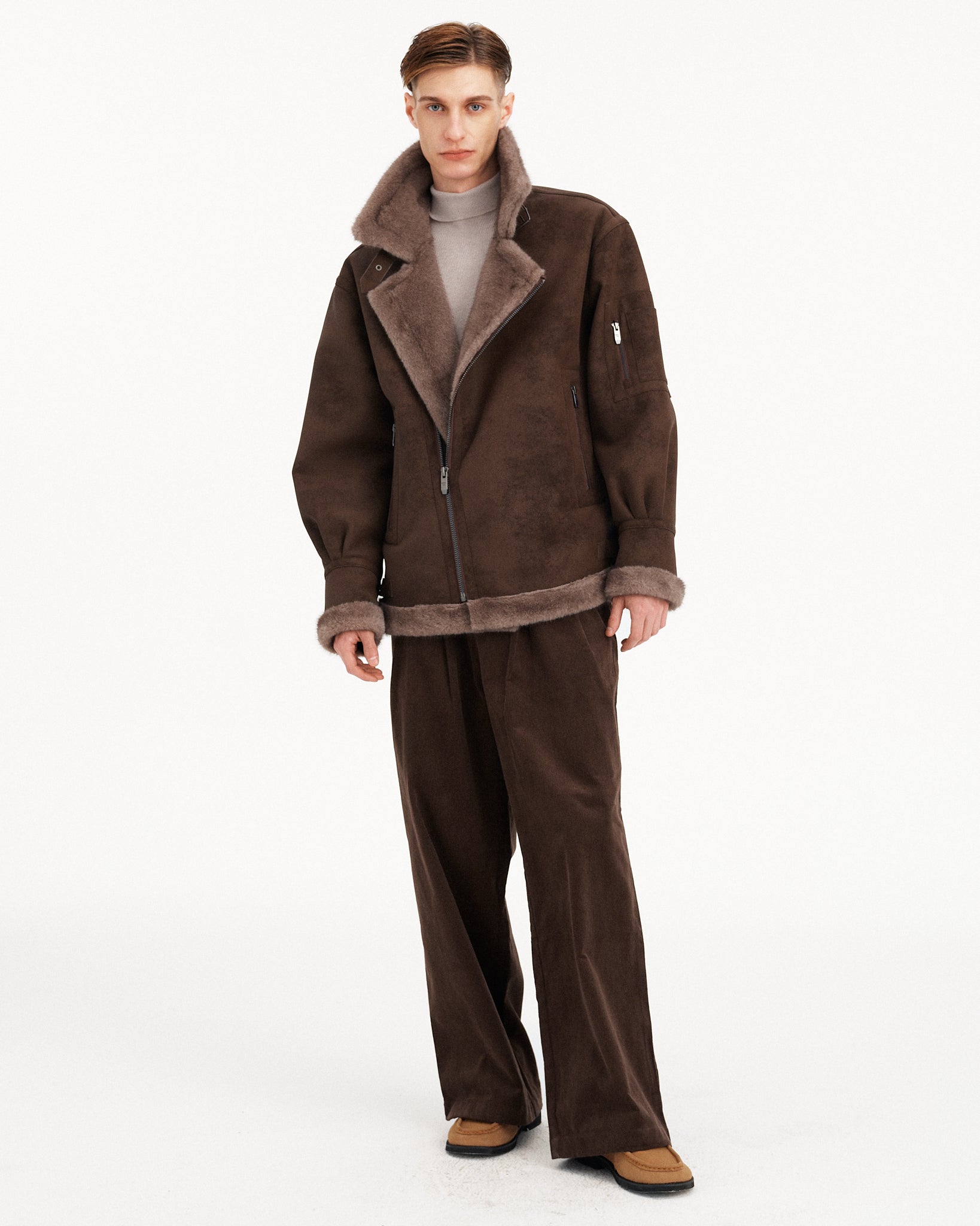 GIACCA IN SHEARLING SINTETICO