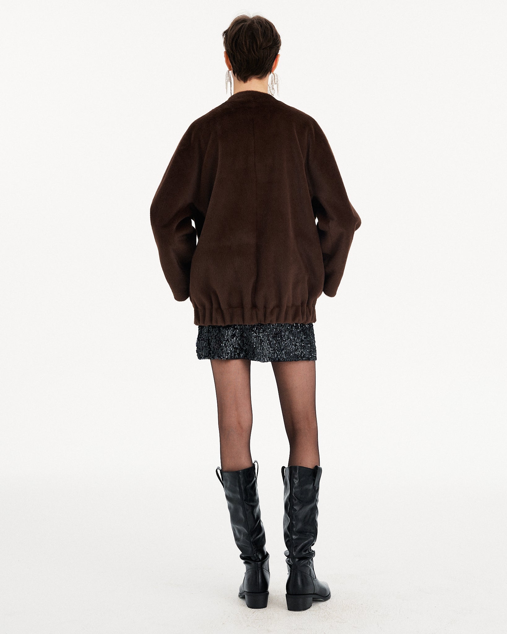 BOMBER IN ECOPELLICIA CON ZIP